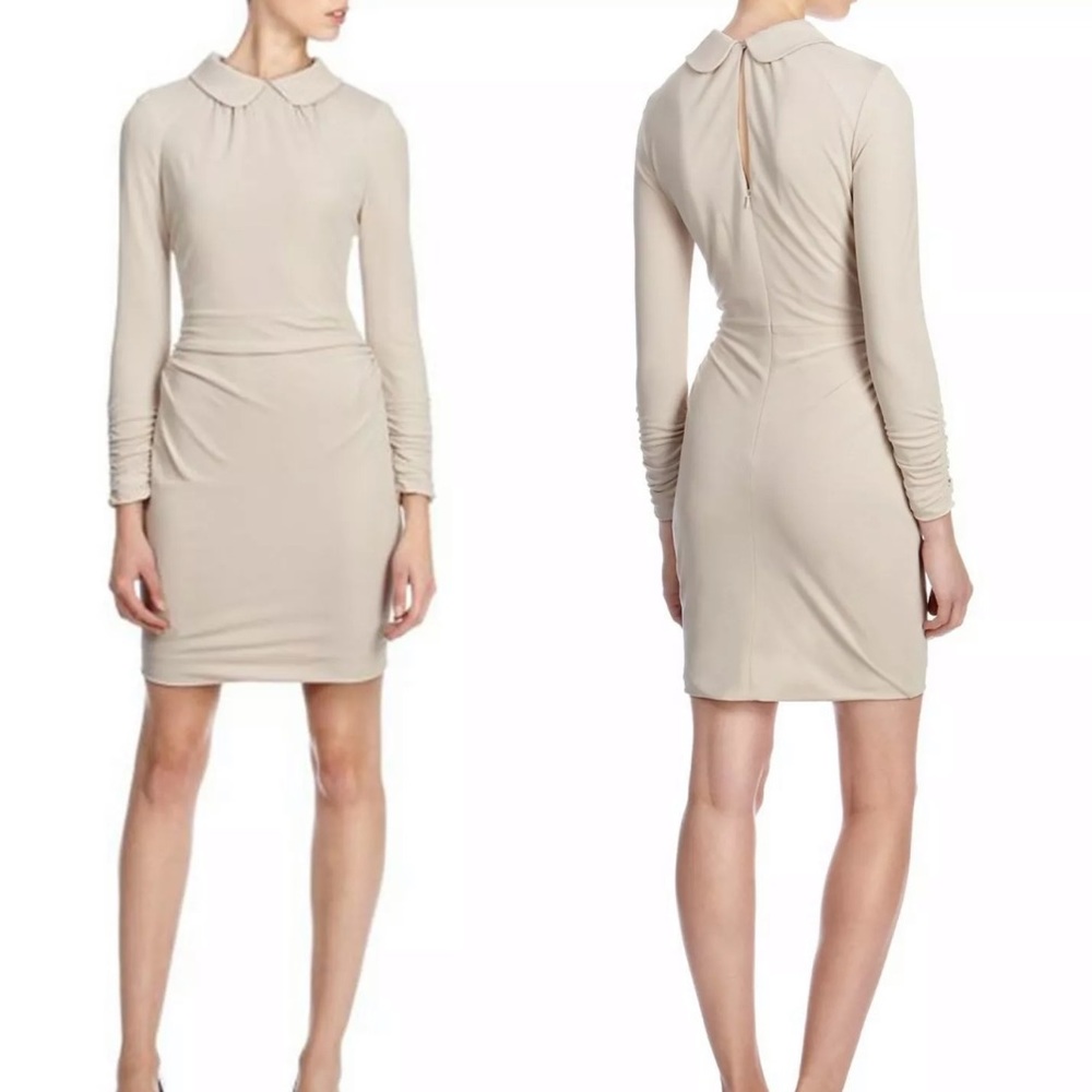 Karen Millen Peter Pan Collar Jersey Dress Sz 6